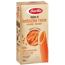 Barilla Penne Lenticchie Rosse - Senza Glutine 250gr