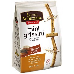 Mini Grissini Sesamo e Chia - Senza Glutine 0.250Kg