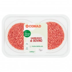 Hamburger di Bovino - Conad 2X 80gr
