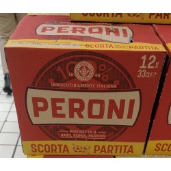 12 Bot. Birra Peroni 33cl.