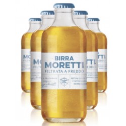 15 Bot Birra Moretti Filtrata Freddo 55cl.