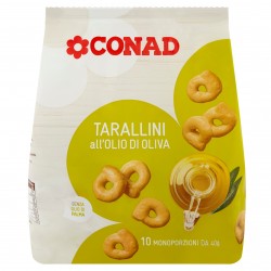 Tarallini all'Olio di Oliva Conad 40gr X10 Buste