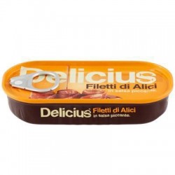 Filetti di Alici Piccanti - Delicius 50gr.