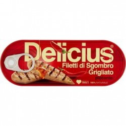 Filetti di Sgombro Grigliato Piccante - Delicius 110gr