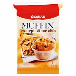 Muffin con Cioccolato - Conad 252gr