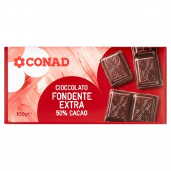 Cioccolato Fondente Extra - Conad 100gr