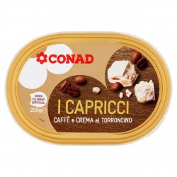 Gelato I Capricci Caffè e Crema al Torroncino - 200gr Conad